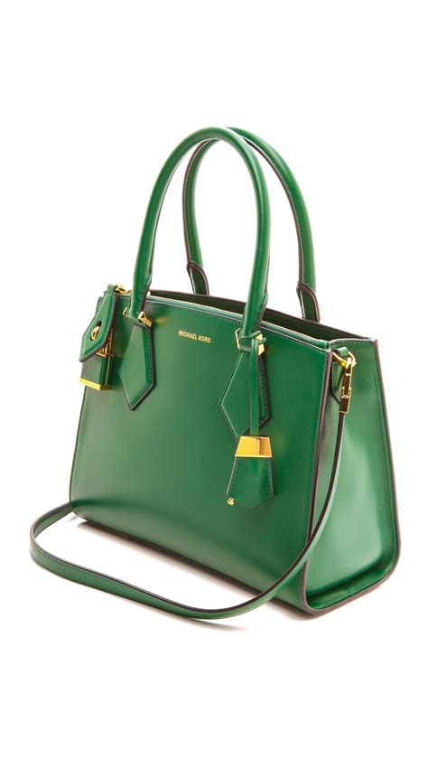 michael kors emerald side purse|green bag michael kors.